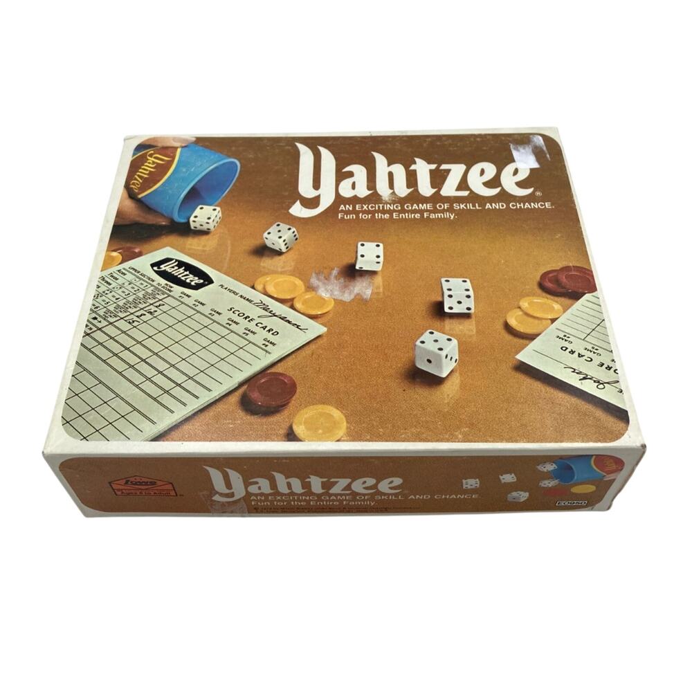 Vintage Yahtzee Dice Game by E.S Lowe - 1978 Edition